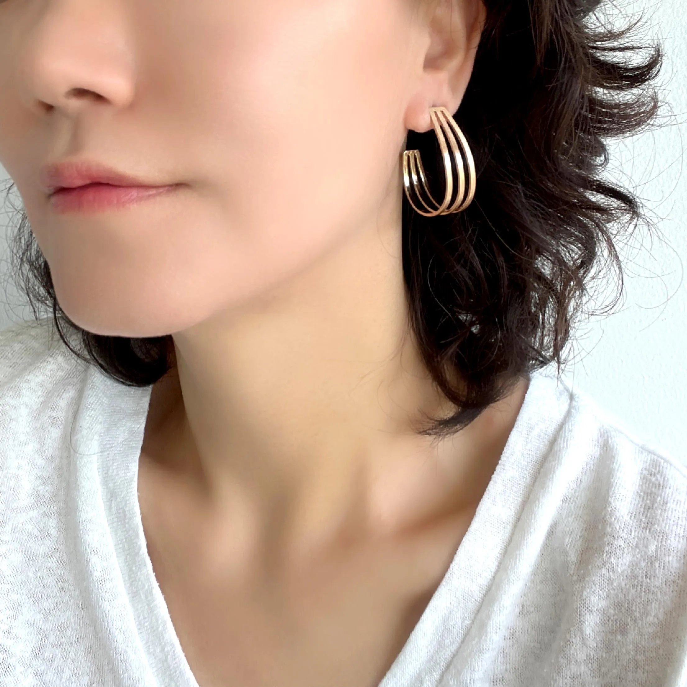 Chic Layered Hoop Earrings