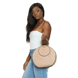 Circle Around It - Tan Circle Handbag