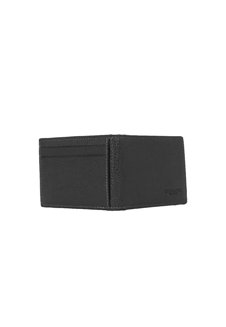 Coach Billfold Wallet Compact In Black CM167