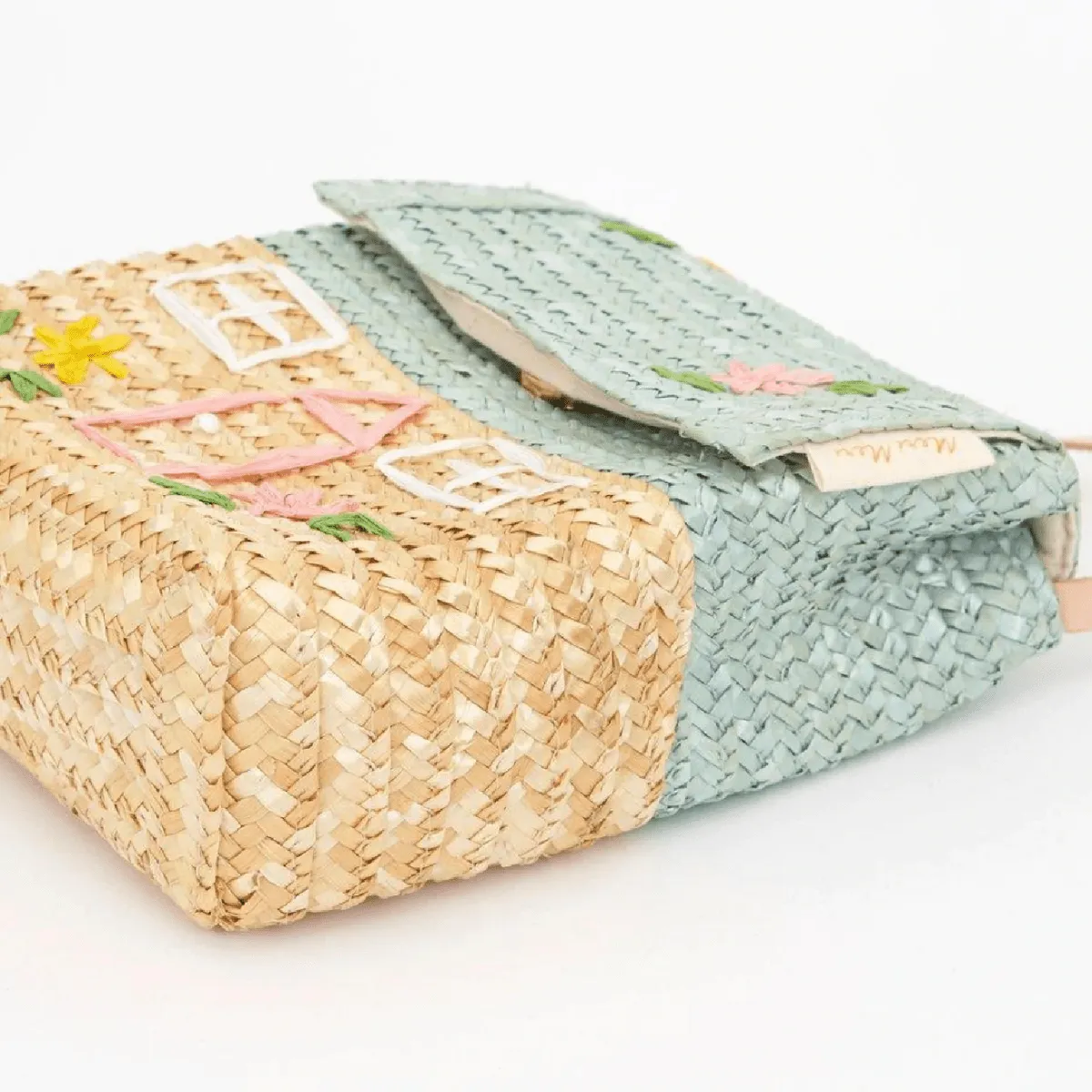 Cottage House Straw Bag