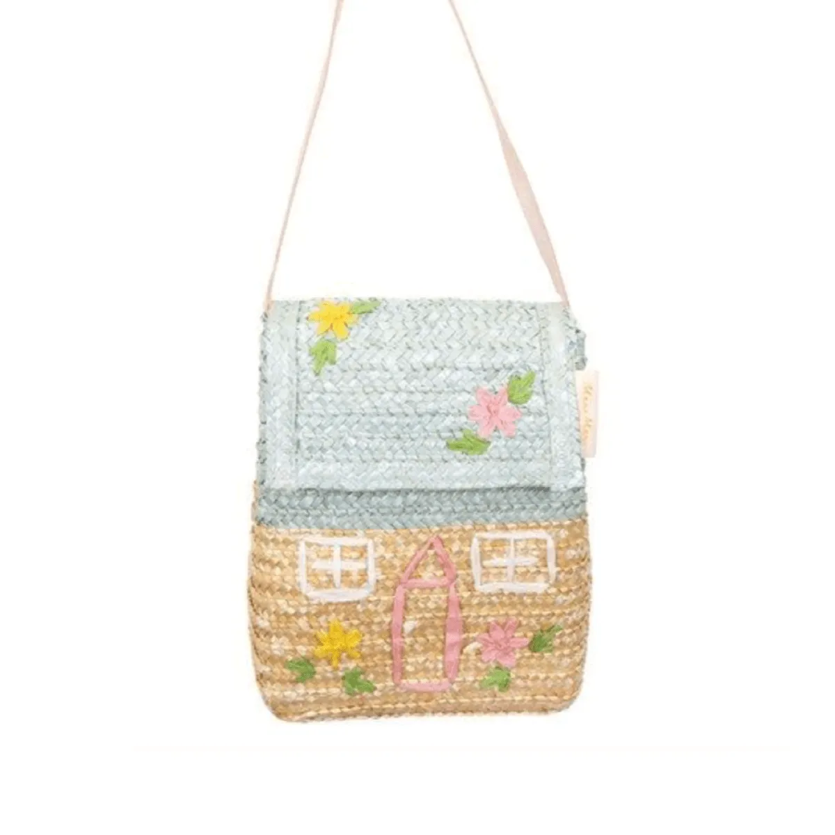 Cottage House Straw Bag