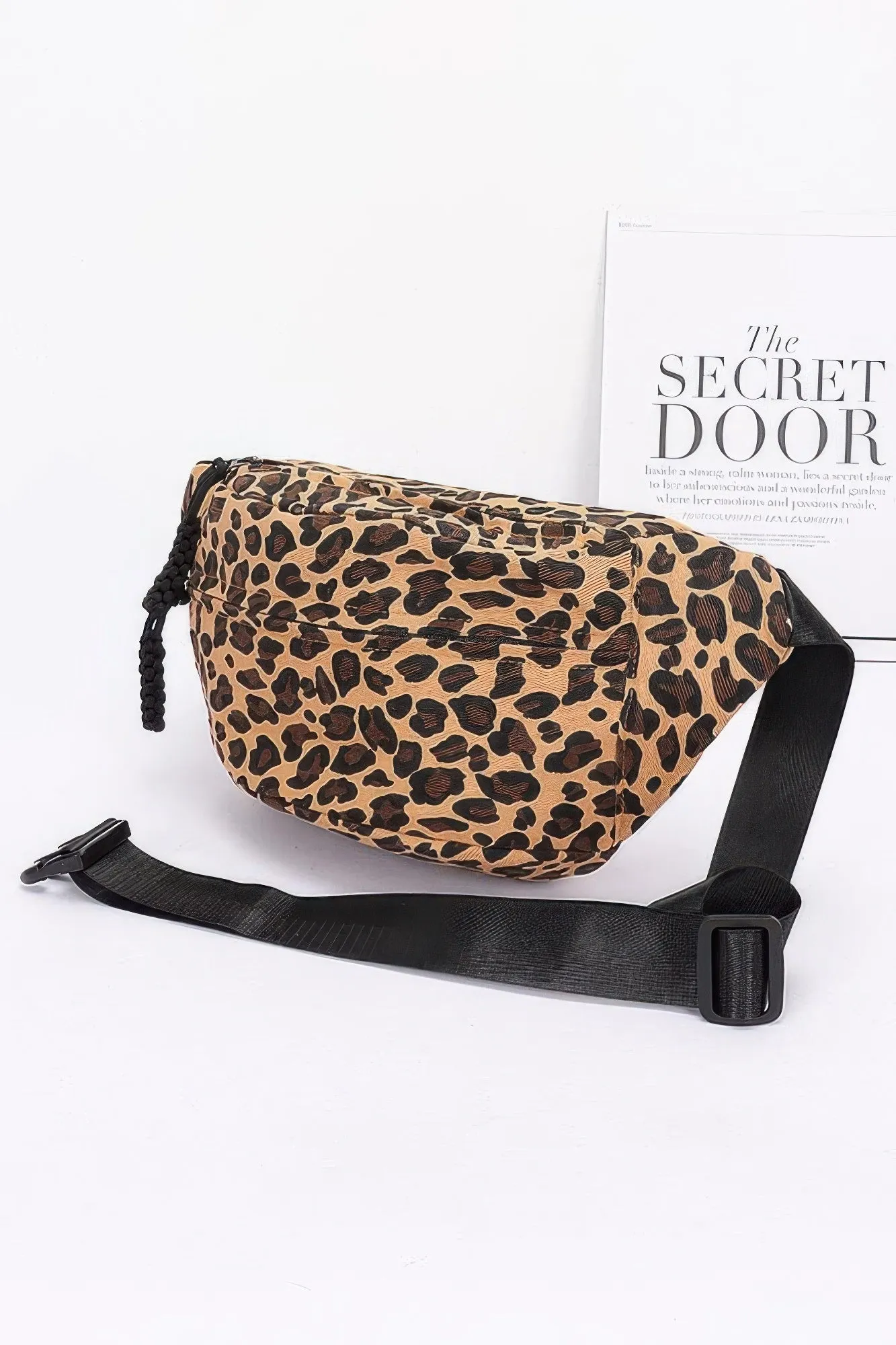 Cotton Canvas Leo Crossbody Bag