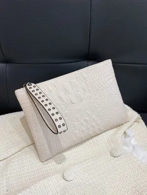 Crocodile Clutch Bag