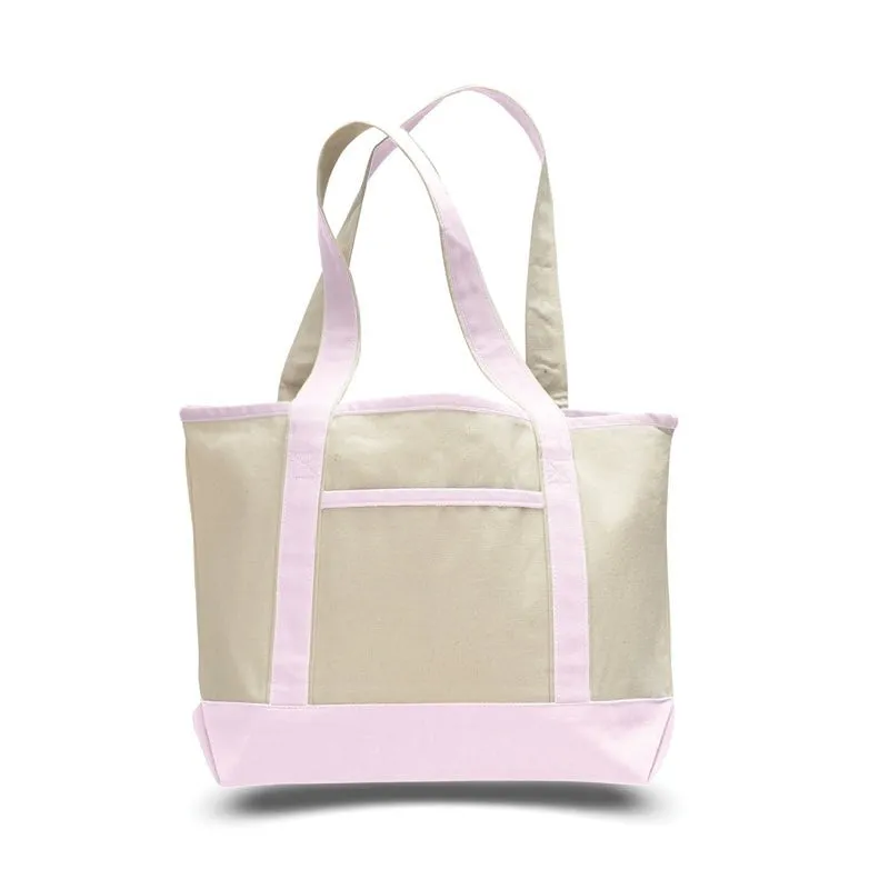 Custom Small Deluxe Shopping Canvas Tote Bags