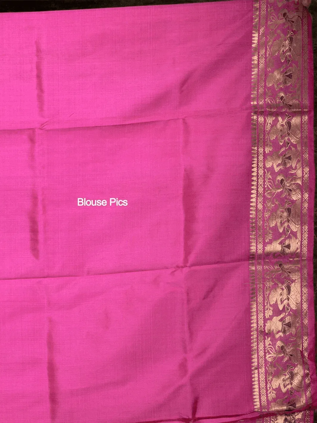 Deep Pink Traditional Minakari Swarnachari Silk Saree