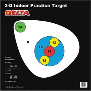 Delta Asa Dair Target Right Facing 25 Pk.