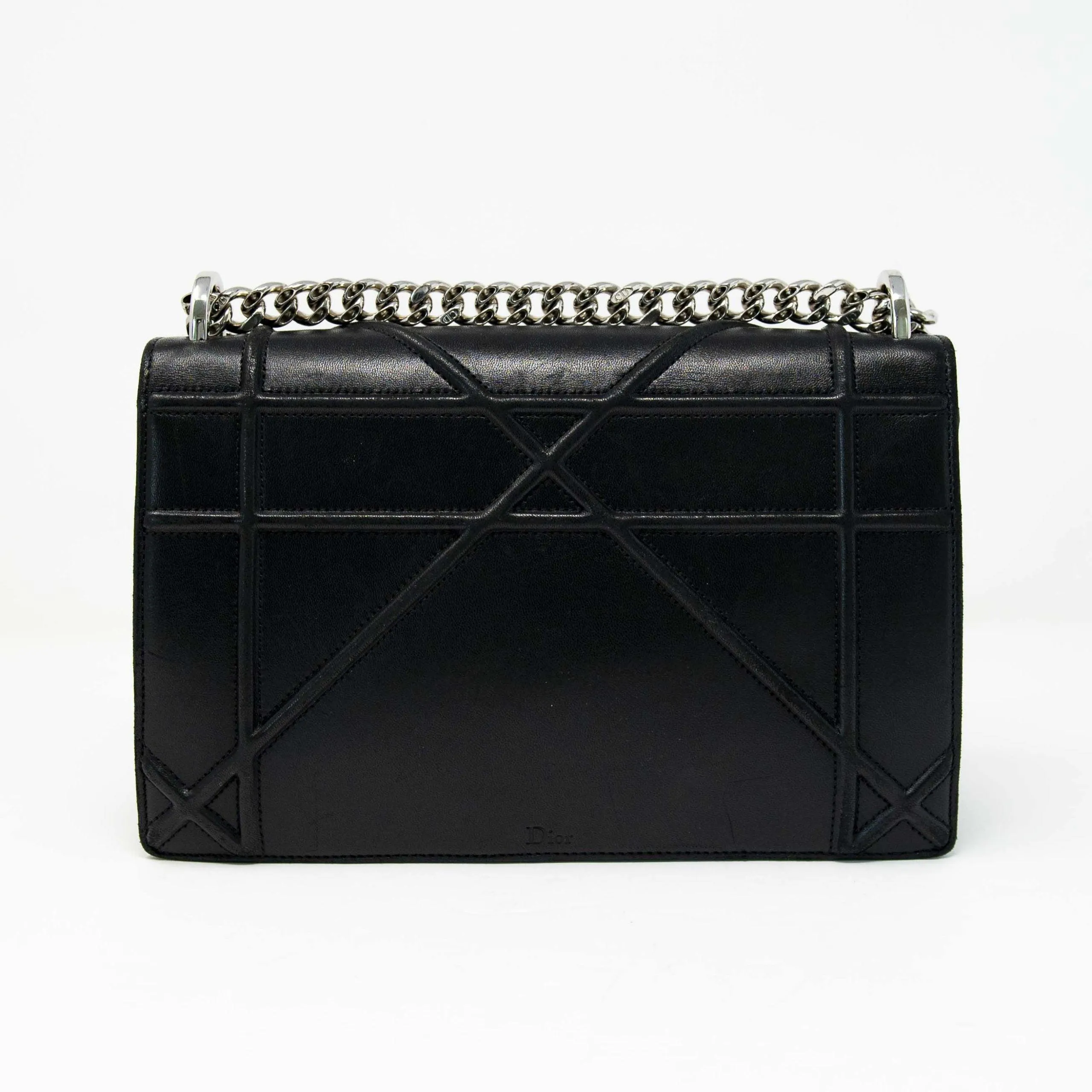 Dior Black Medium Diorama Flap