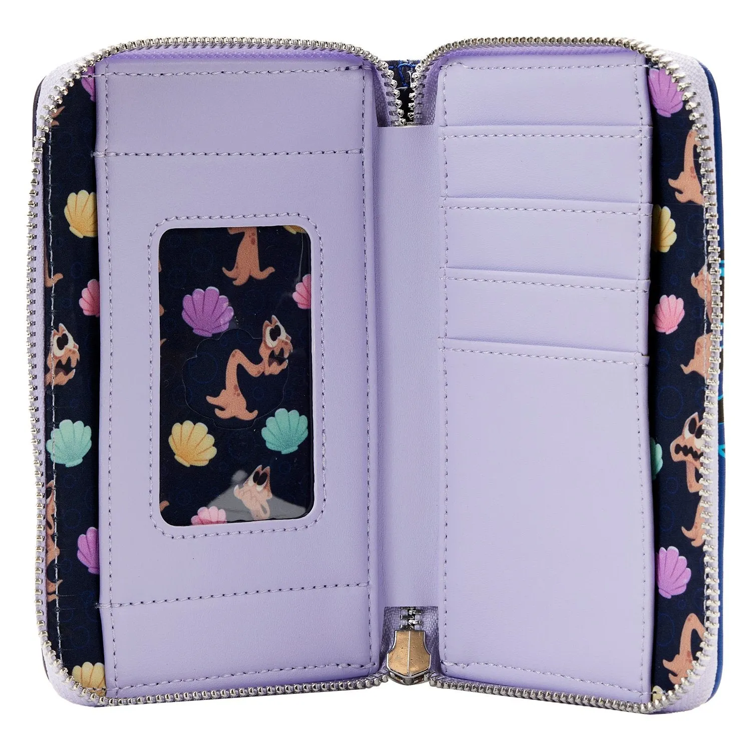 Disney The Little Mermaid Ursula Lair Zip Around Wallet