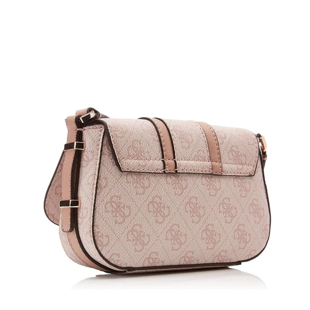 Dusty Rose Logo Noreen Mini Crossbody Flap Bag