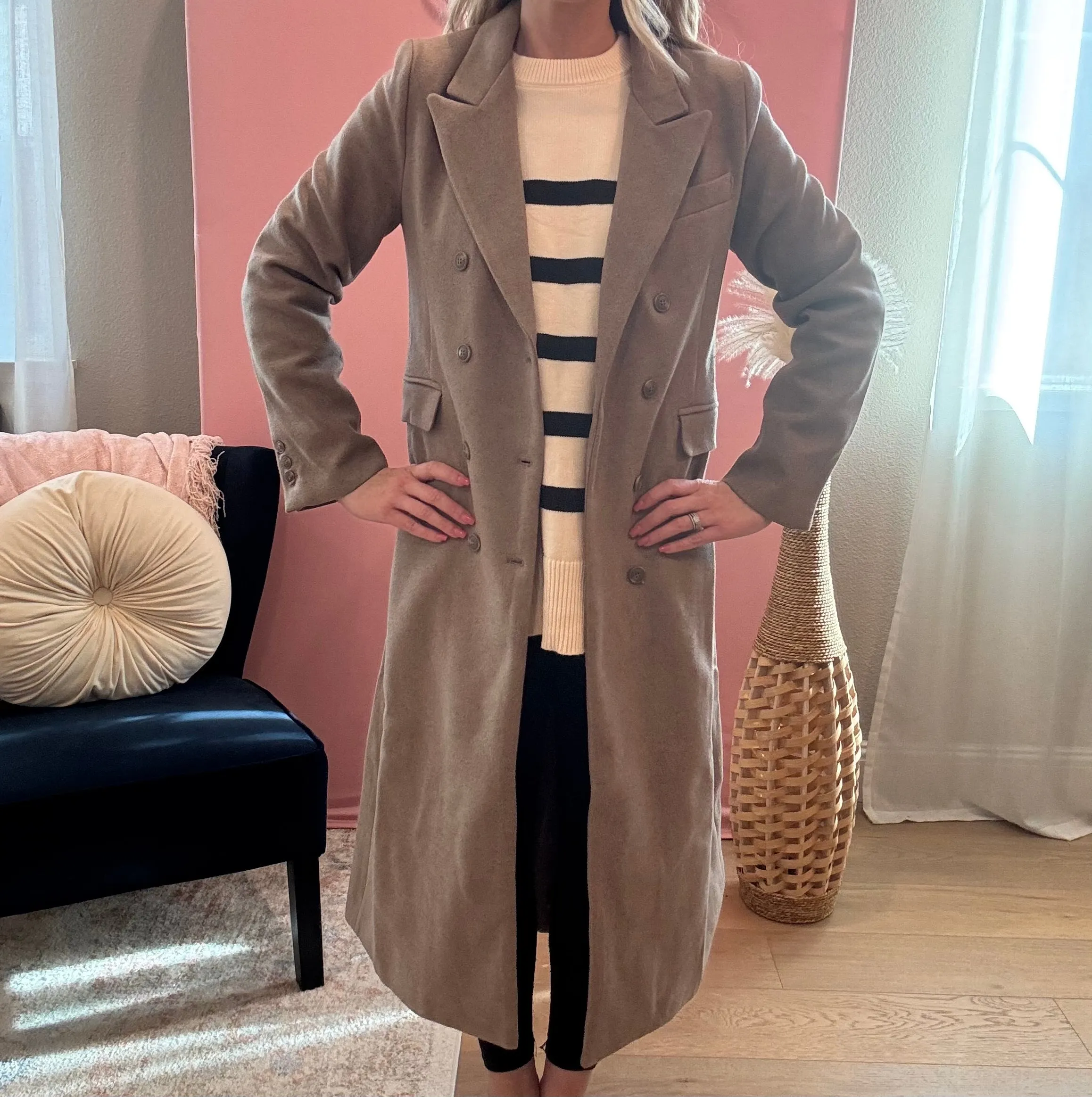 Effortlessly Chic Longline Coat