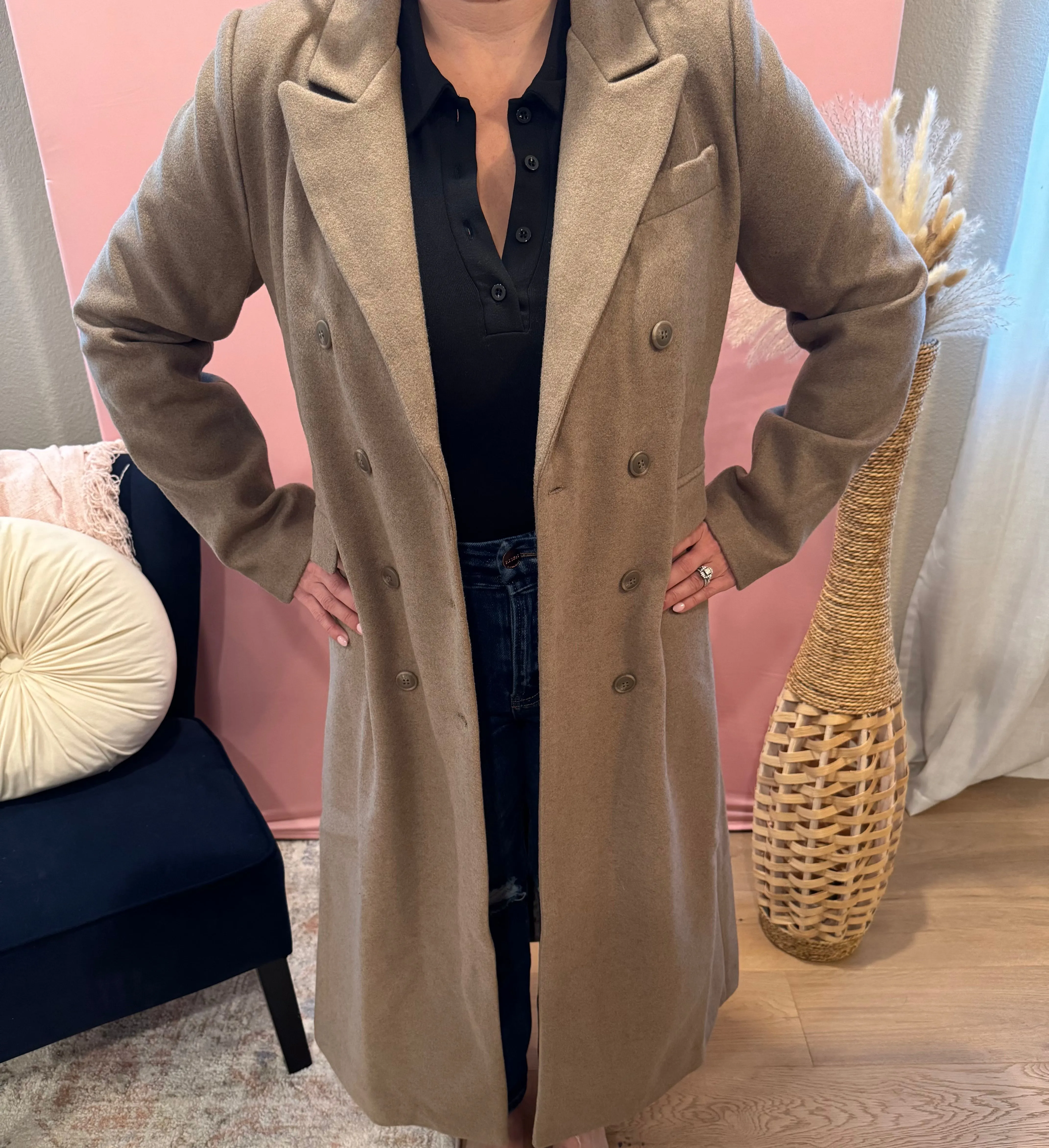 Effortlessly Chic Longline Coat