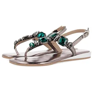 Emerald chic sandals