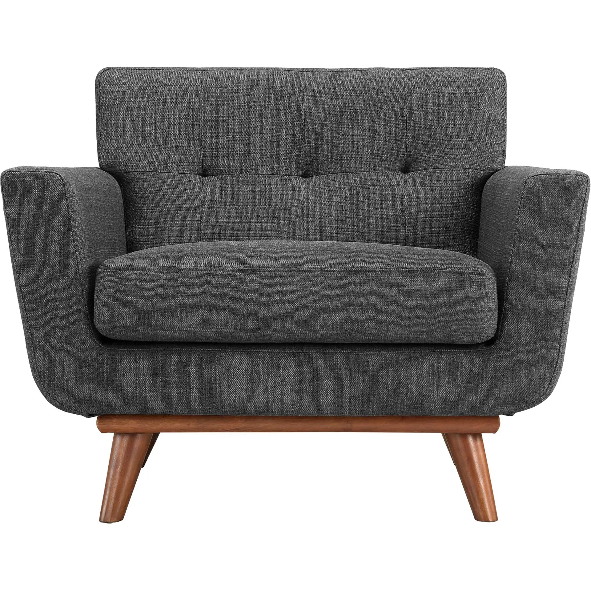 Emory Upholstered Armchair Gray