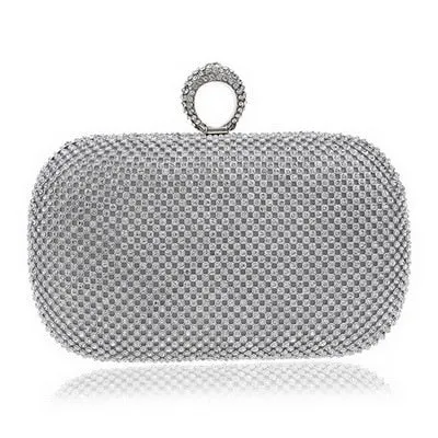 Evening Clutch Bags Diamond-Studded Evening Bag With Chain Shoulder Bag