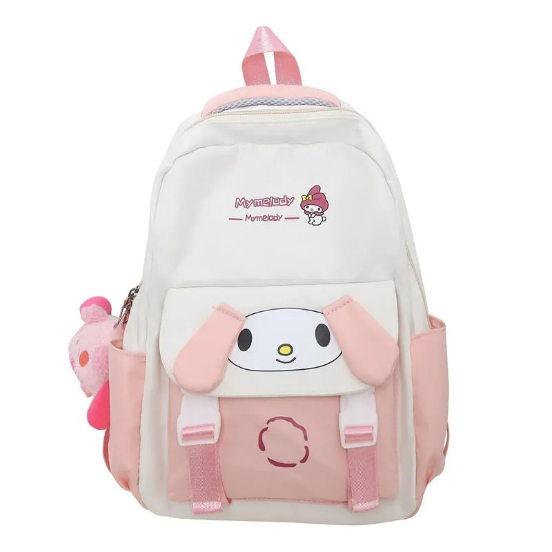 Exclusive for Cross-Border Cartoon Backpack Women's Large Capacity Burden Reduction Girl's Schoolbag Junior and Senior High School Student Fashion Travel Backpack