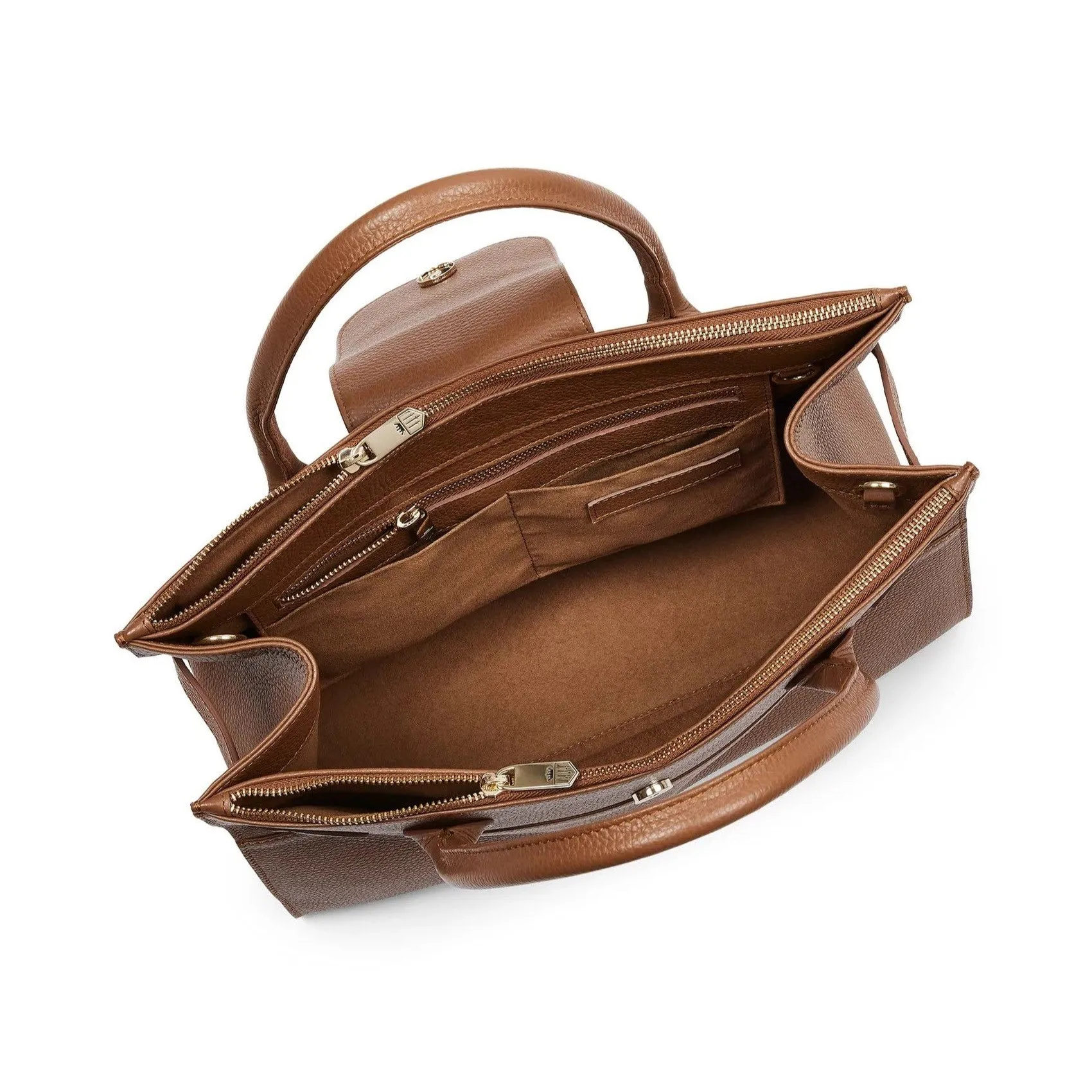 Fairfax & Favor Windsor Work Ladies Bag - Tan Leather