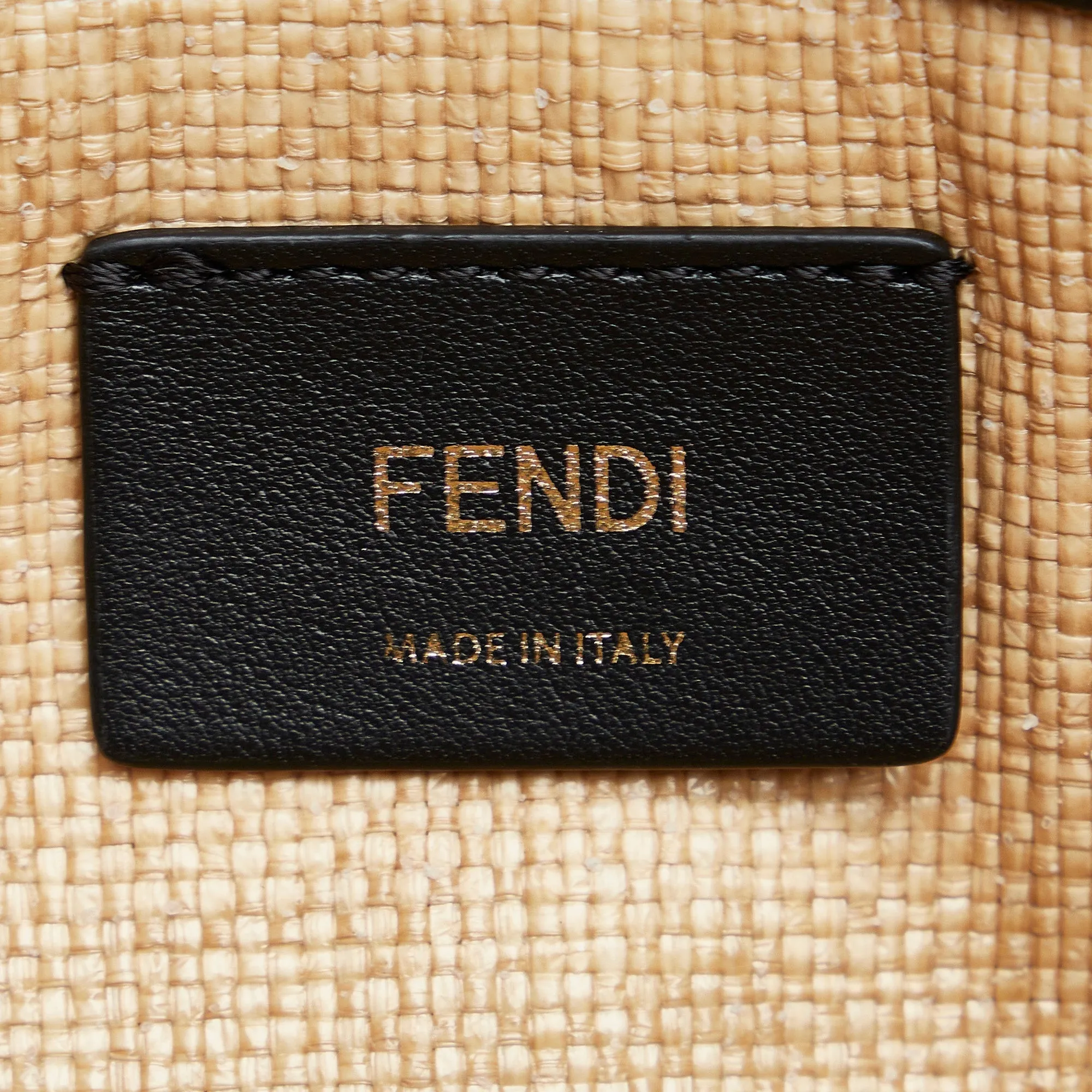 Fendi By The Way Beige Straw