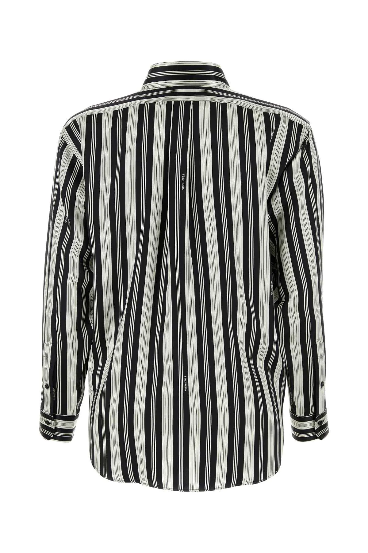 FENDI Printed Satin Mini Shirt by Stefano Pilati