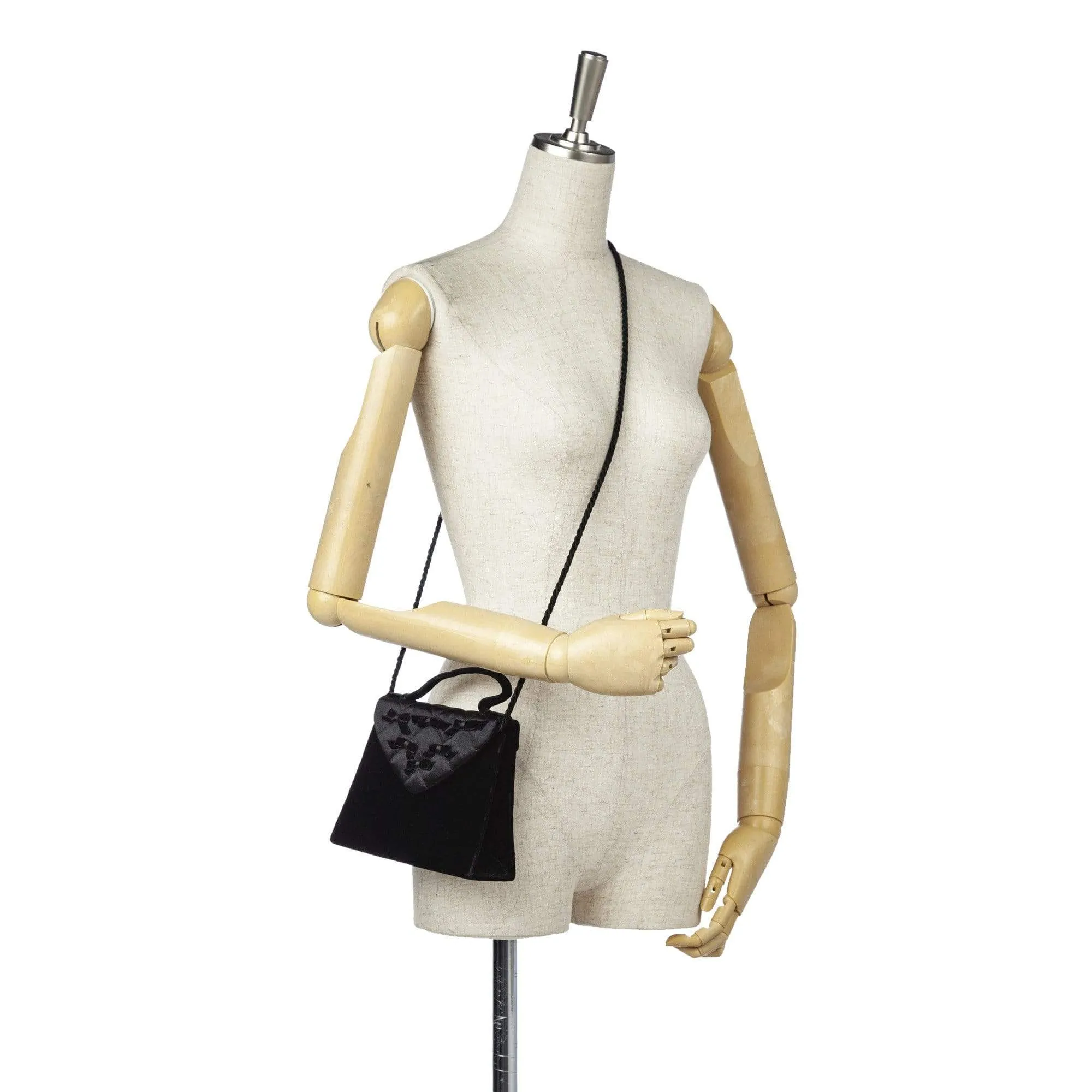 Fendi Vintage Satin and Velvet Crosss body Bag