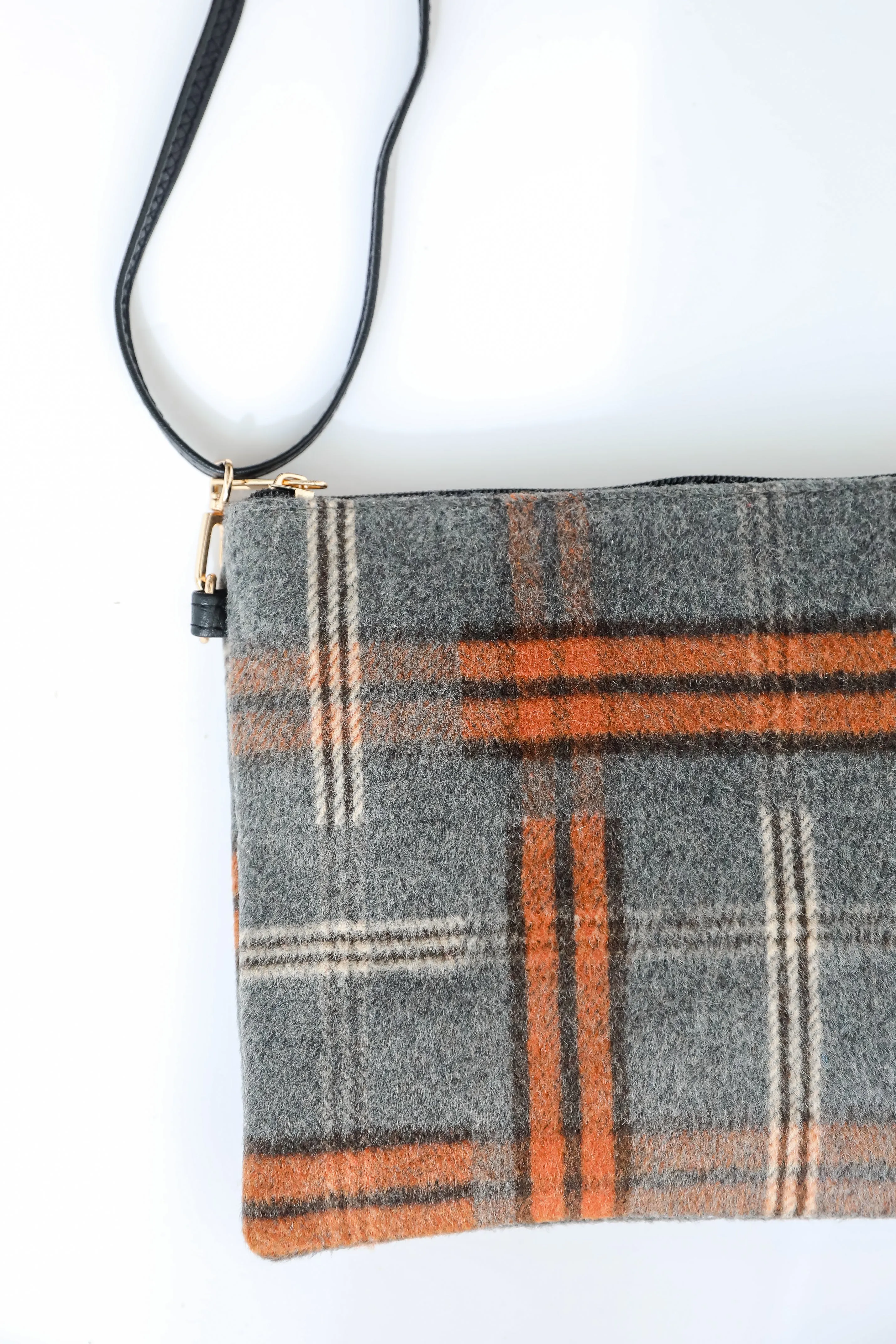 FINAL SALE - Tasteful Aesthetic Plaid Crossbody Bag