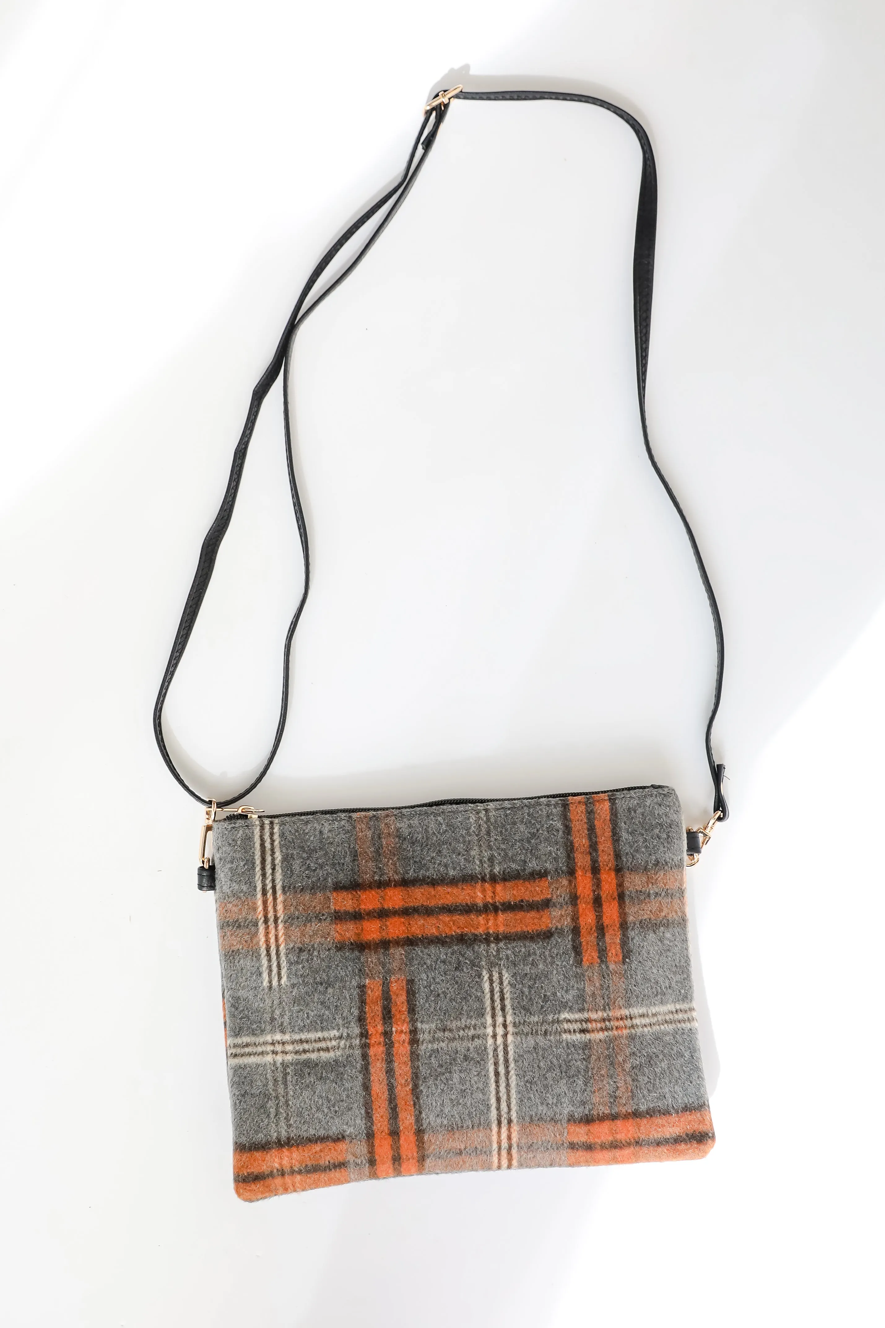 FINAL SALE - Tasteful Aesthetic Plaid Crossbody Bag