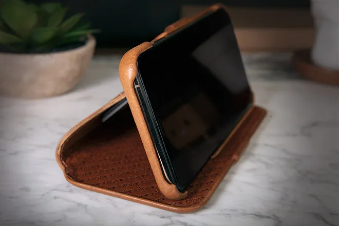 Folio Wallet Stand iPhone Xs Max Leather Case