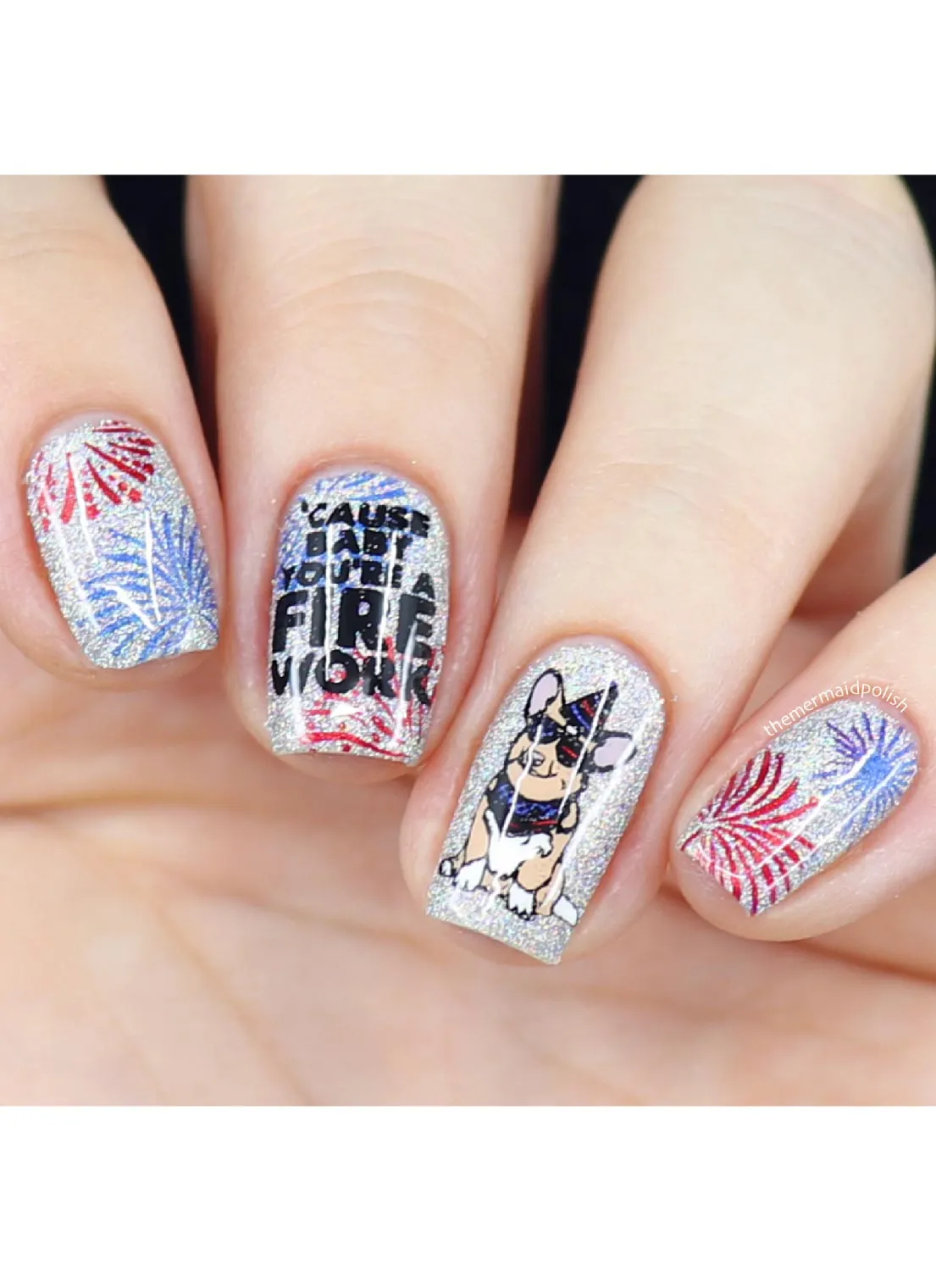 Fourth of July 2- Uber Chic Mini Stamping Plate