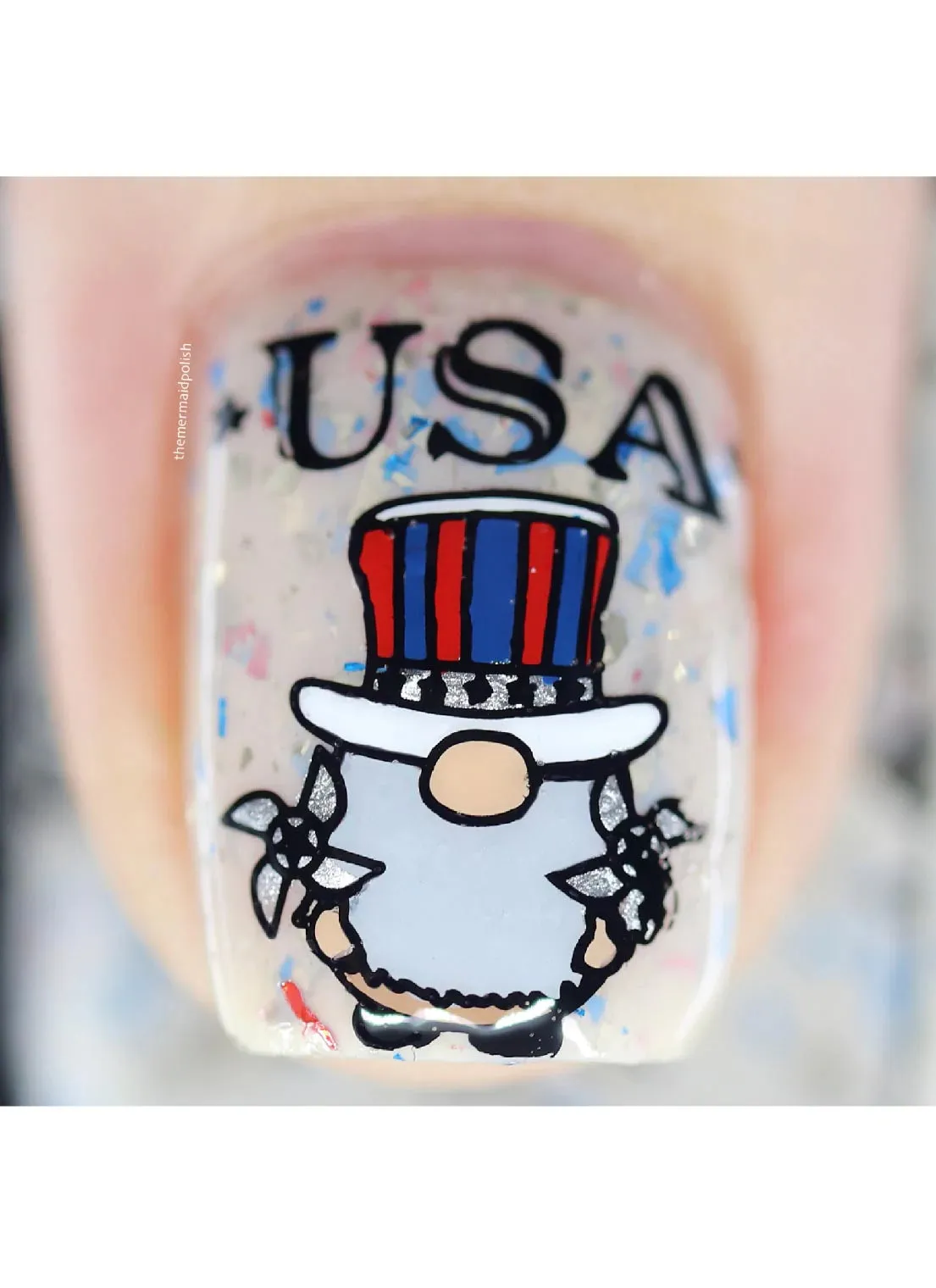 Fourth of July 2- Uber Chic Mini Stamping Plate