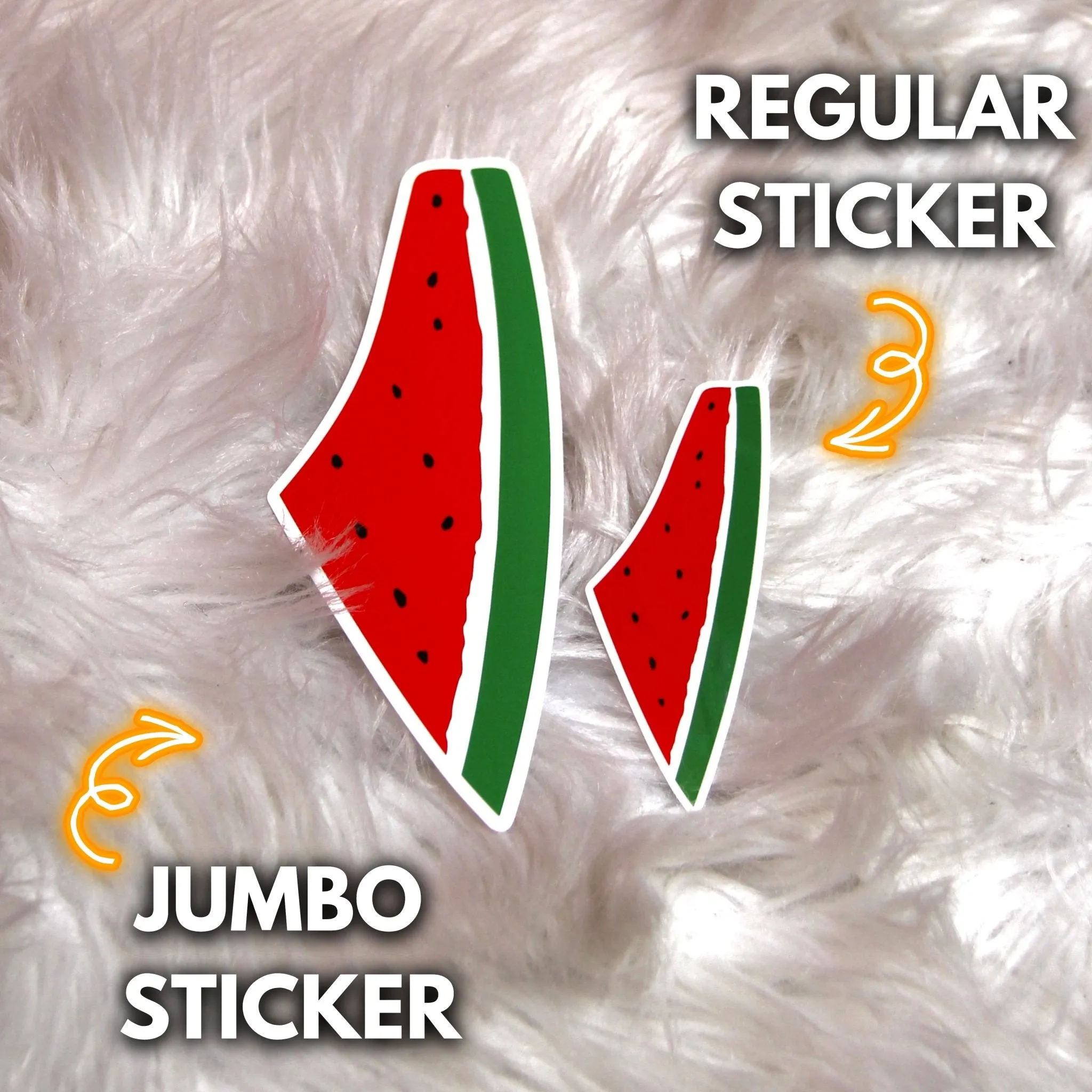 Freedom Melon Jumbo Sticker