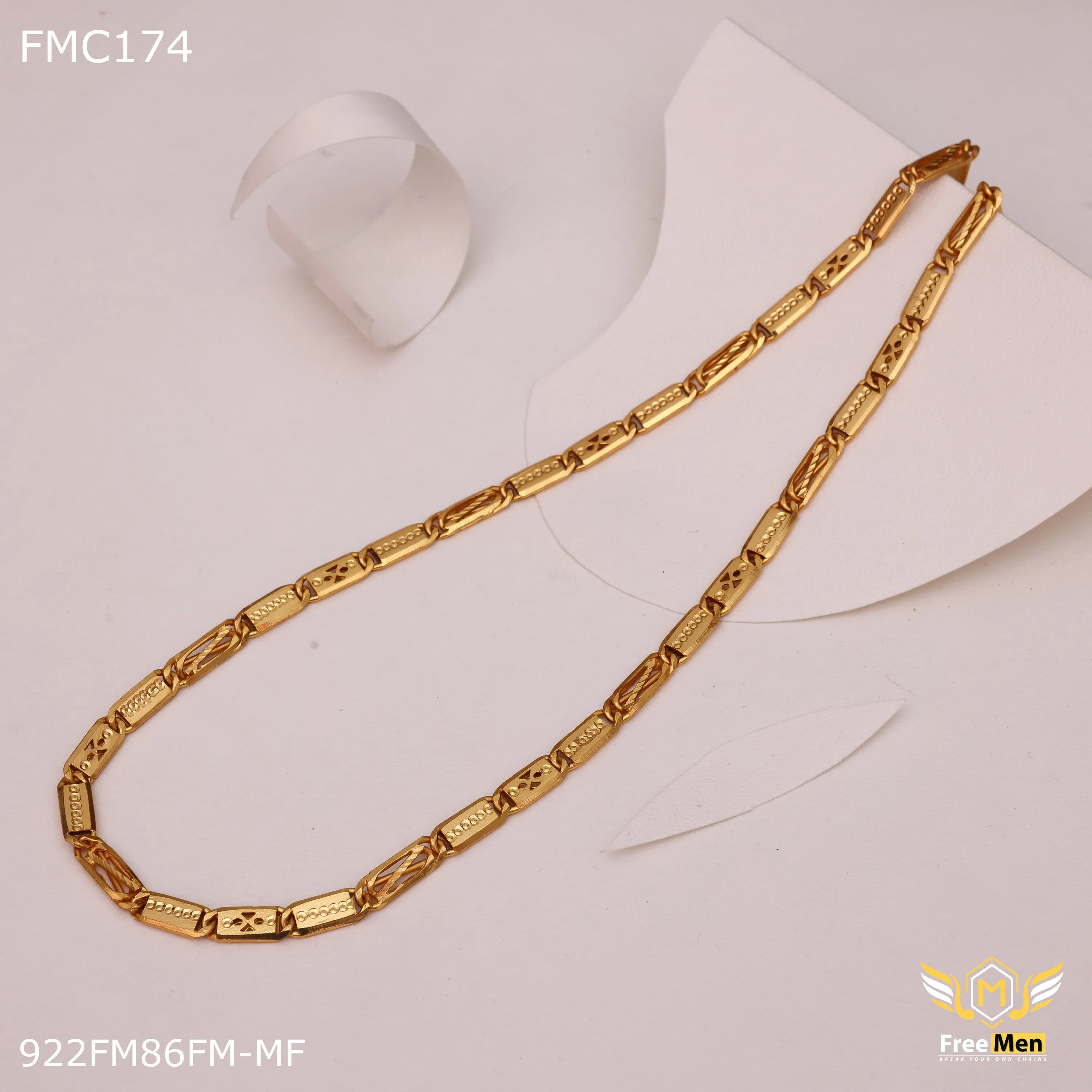 Freemen Delicate Stunning Nawabi Chain for Men - FMC174