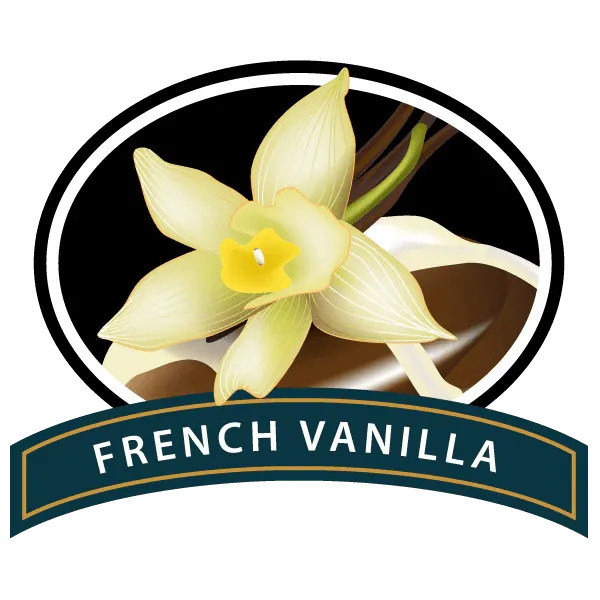 French Vanilla Black Powder Ground Coffee