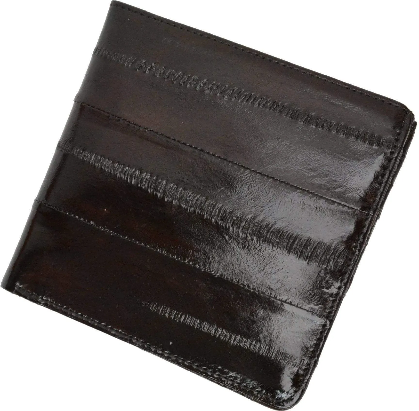 Genuine Eel Skin Bi-fold Mens Hipster Wallet E 711