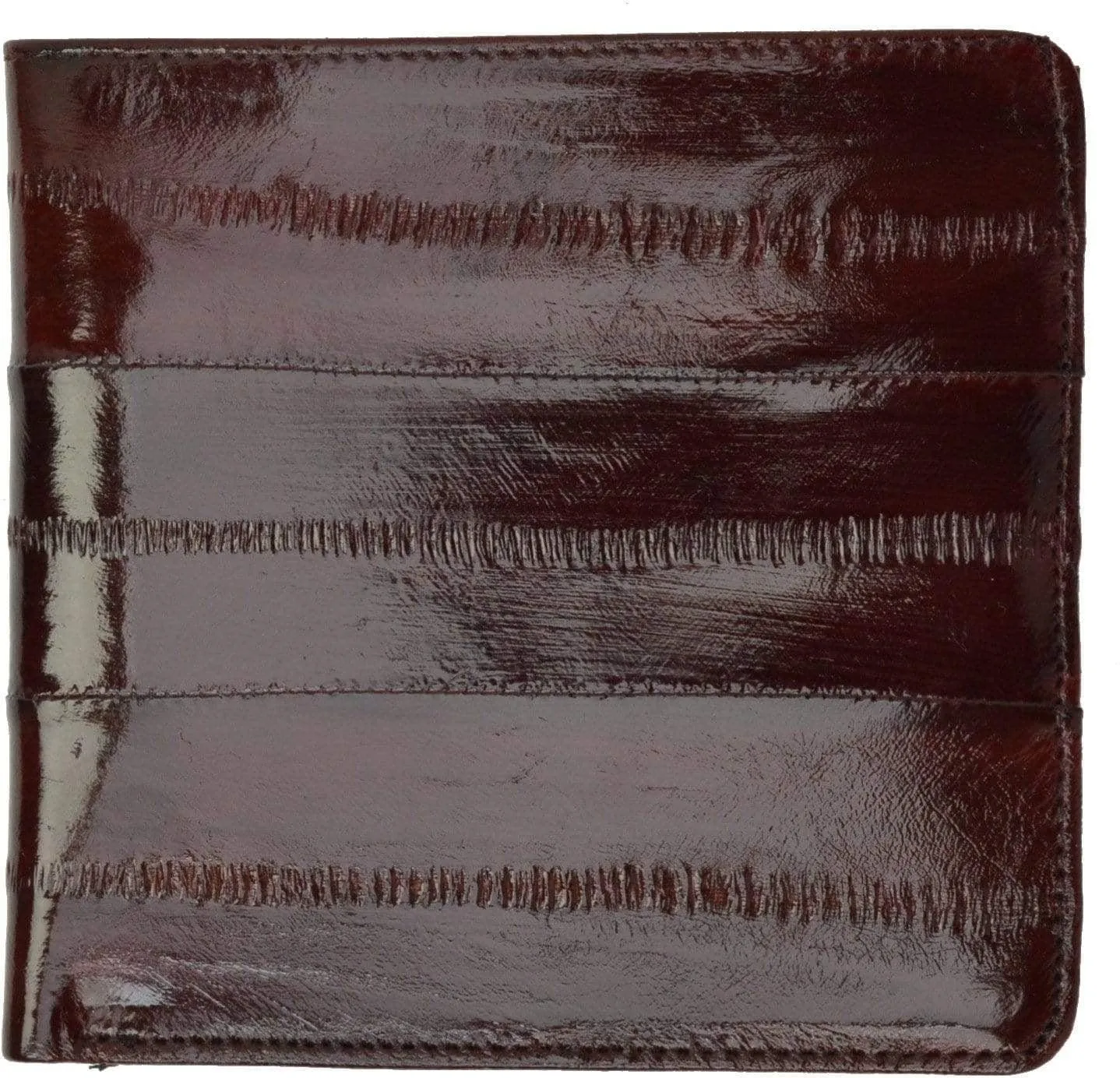 Genuine Eel Skin Bi-fold Mens Hipster Wallet E 711