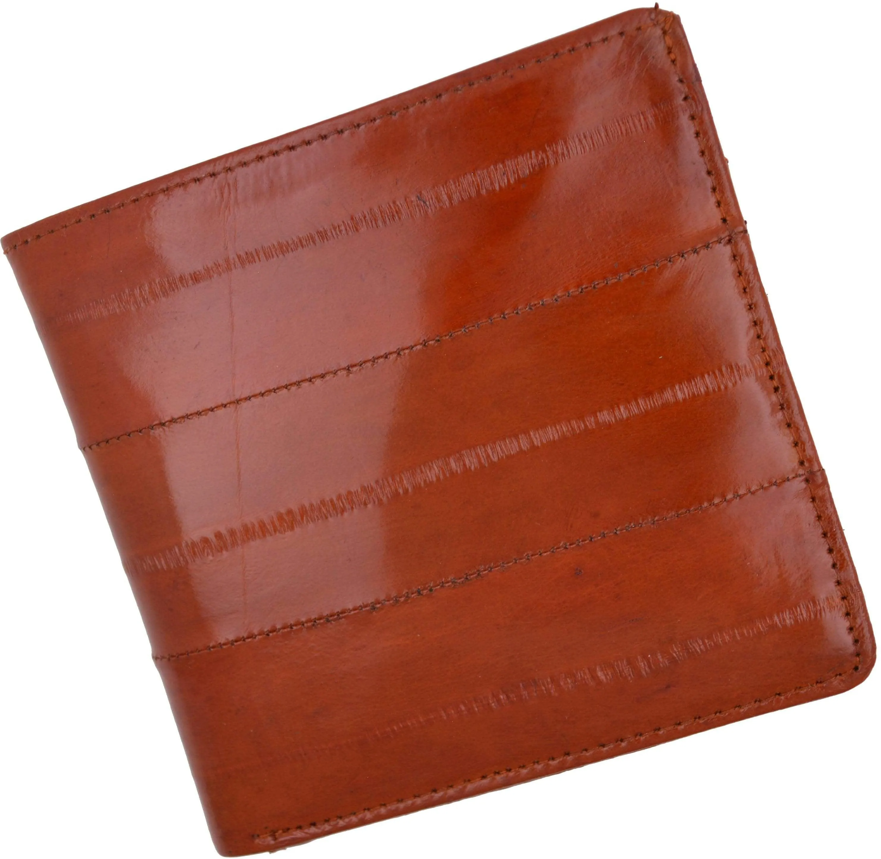 Genuine Eel Skin Bi-fold Mens Hipster Wallet E 711