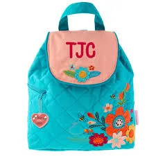 Girls Quilted Backpack