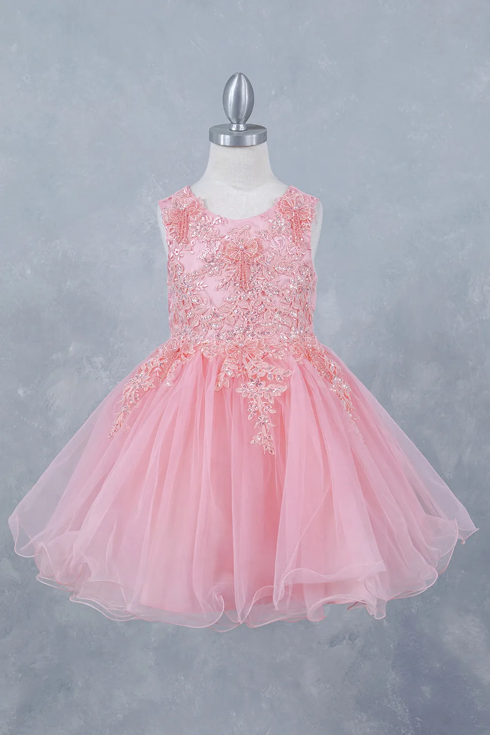 Girls Stunning Tulle and Lace Party Dress 2-12