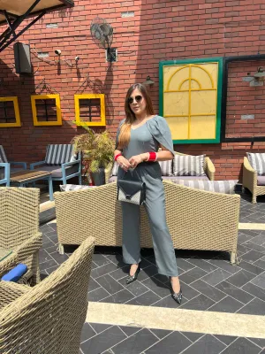 Grey Stunning Jumpsuit