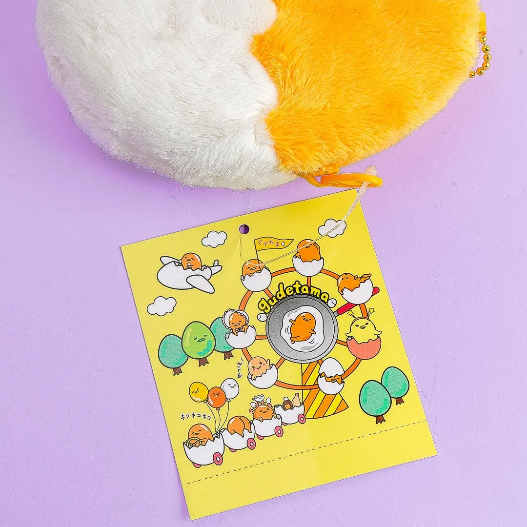 Gudetama Land 10th Anniversary Pouch Plush Charm