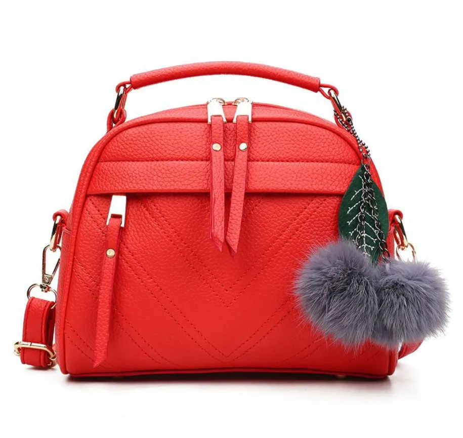 Hair ball shoulder bag