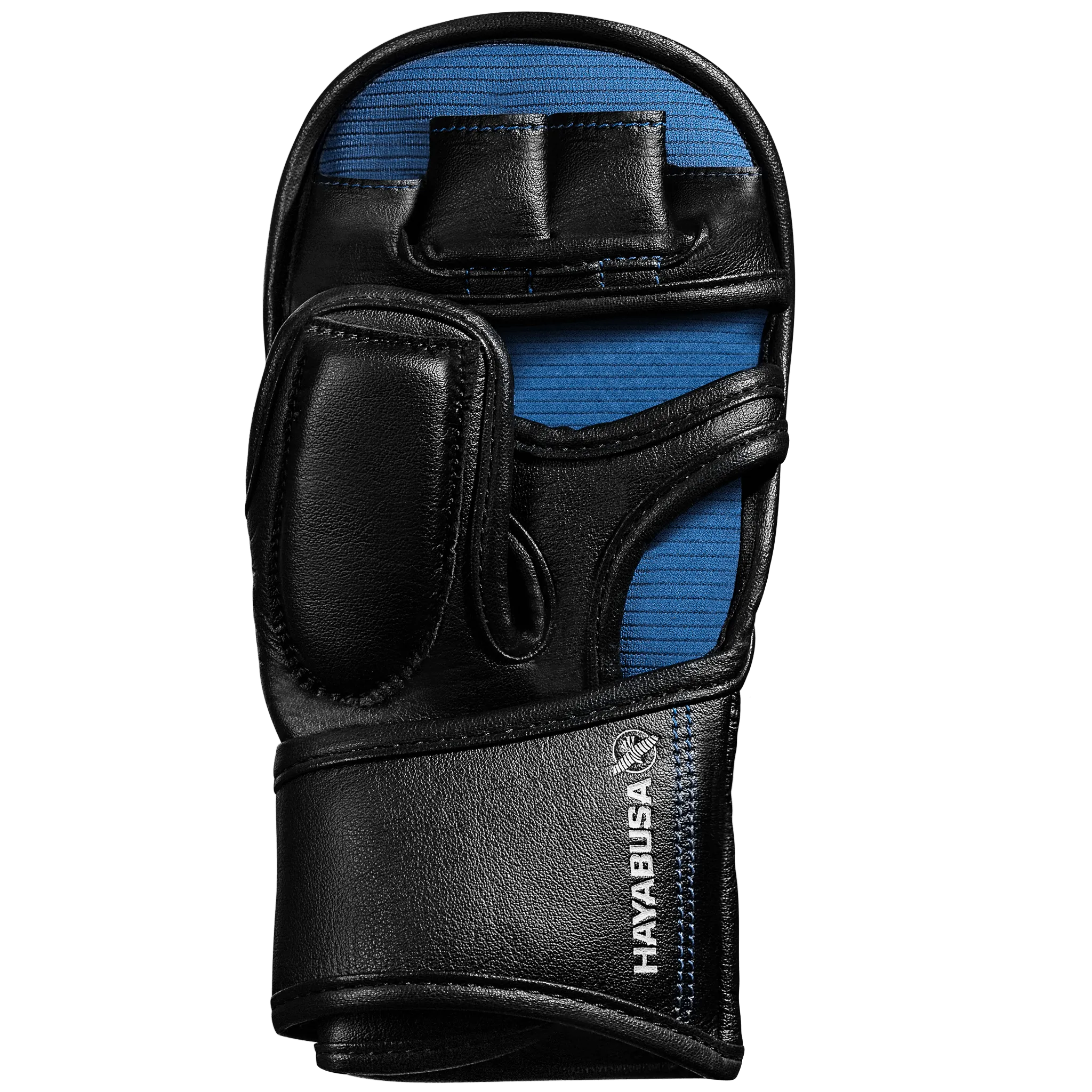 HAYABUSA T3 7oz HYBRID GLOVES - BLACK/BLUE