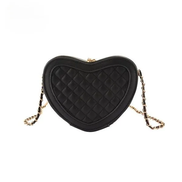 HEART SHAPED CROSSBODY BAG