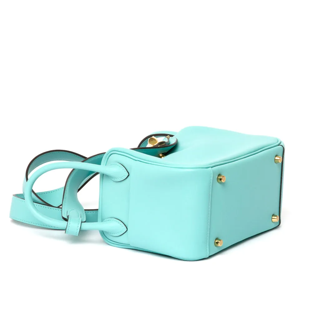 Hermes Bleu Atoll Swift Mini Lindy 20