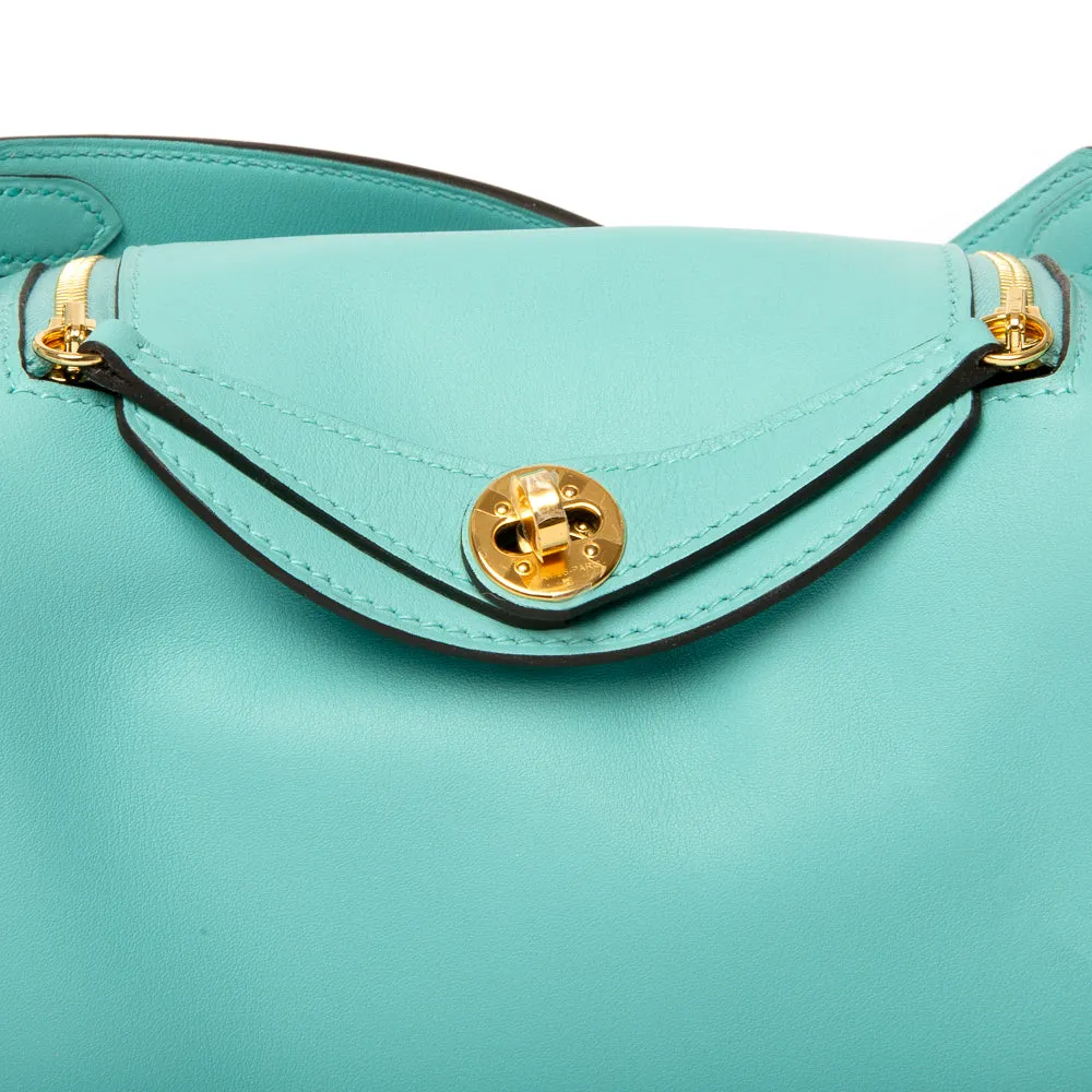 Hermes Bleu Atoll Swift Mini Lindy 20