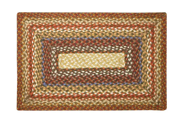 Honey/Vanilla/Ginger Braided Rug In Different Shapes And Sizes