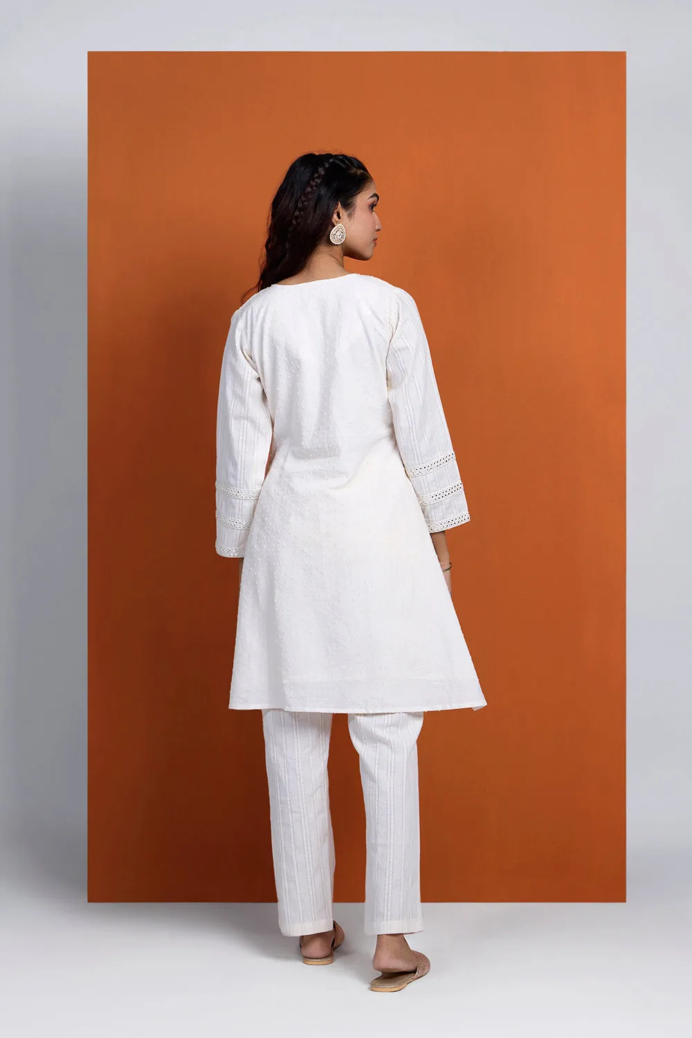 HOOR - Boho Short Kurta With Pant