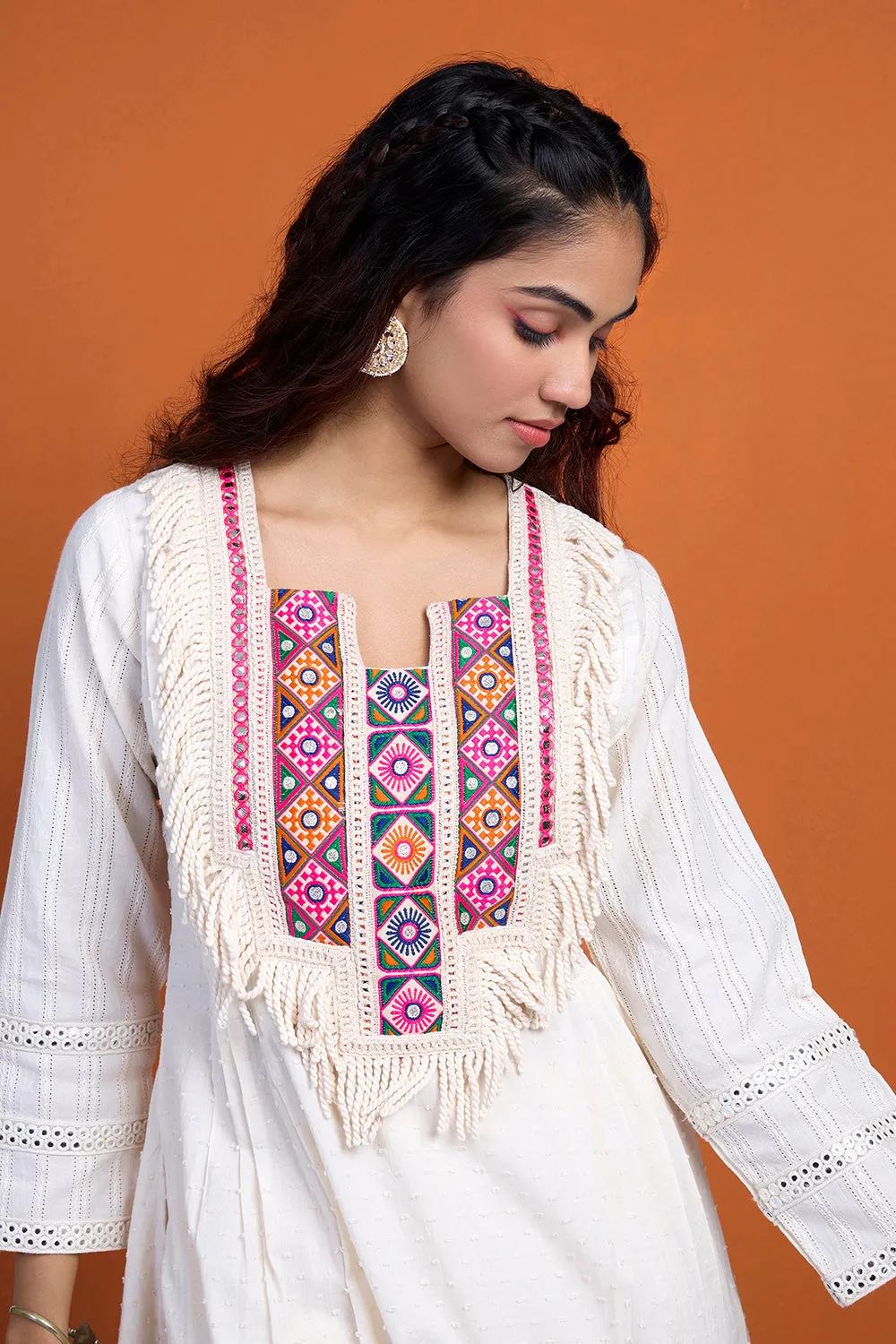 HOOR - Boho Short Kurta With Pant