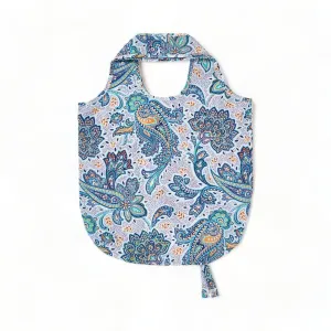 Italian Paisley Reusable Roll-Up Shopping Bag