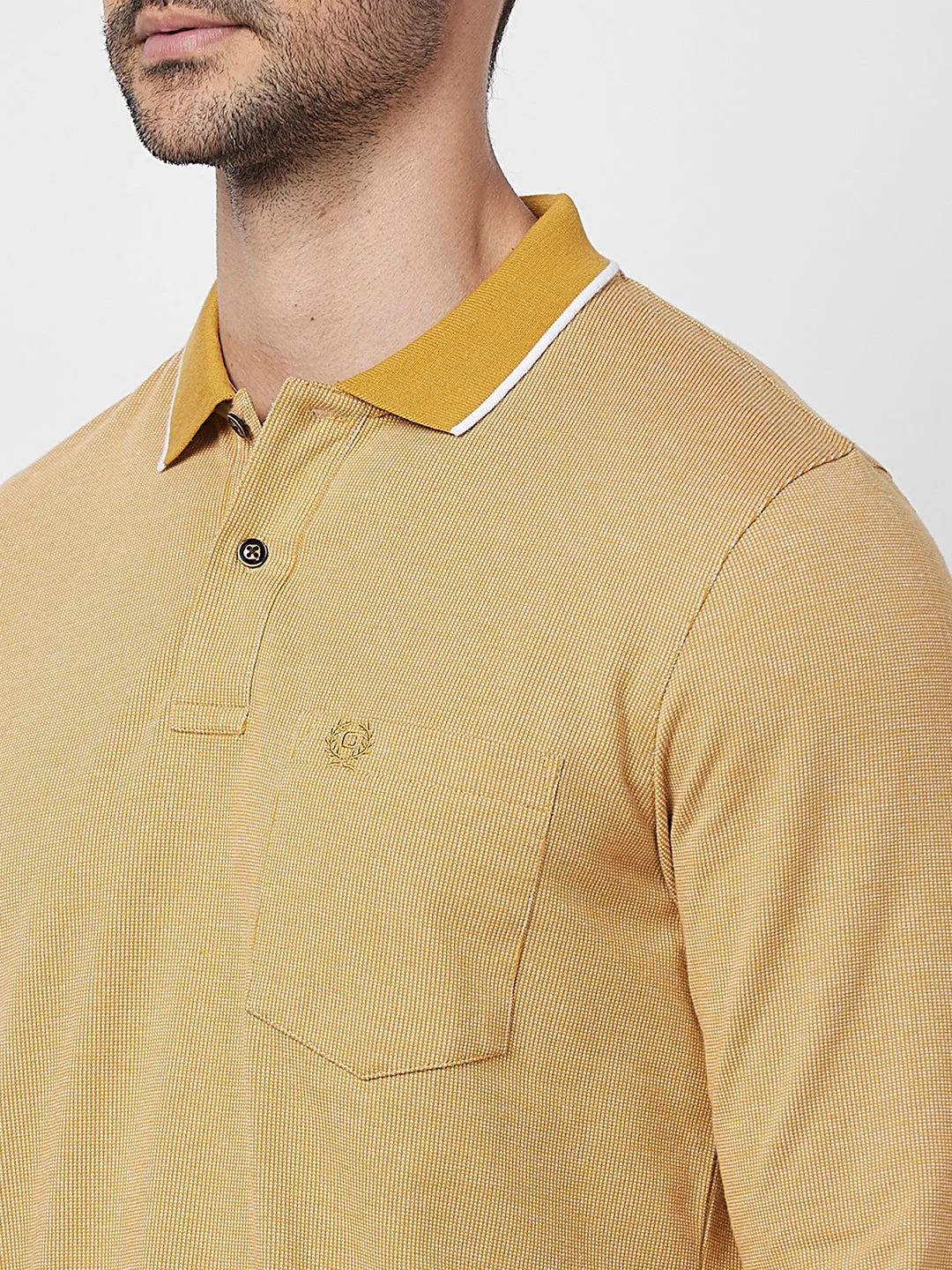 Jacquard Texture Polo