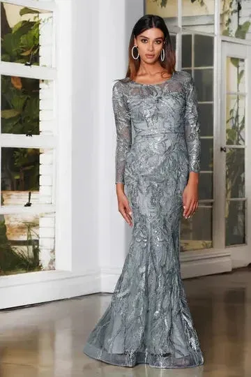 J'ADORE AUSTRALIA GOWN - CHARCOAL