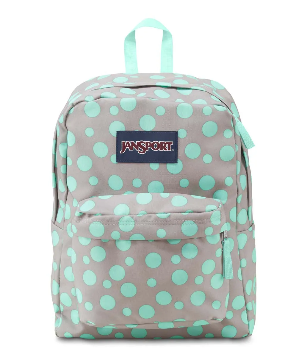 JANSPORT Superbreak Backpack - Grey Rabbit Sylvia Dot